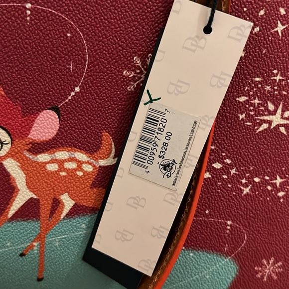 Dooney & Bourse 2023 Disney Parks Mickey Classics Christmas Tote Purse Bag NEW - Picture 8 of 11